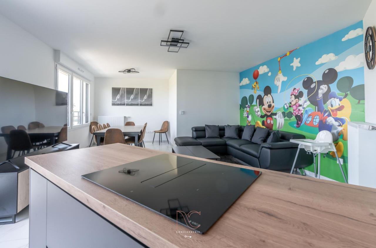 Disneyland-Paris 11Pers, 2Parkings, Wifi, Chessy  Ngoại thất bức ảnh